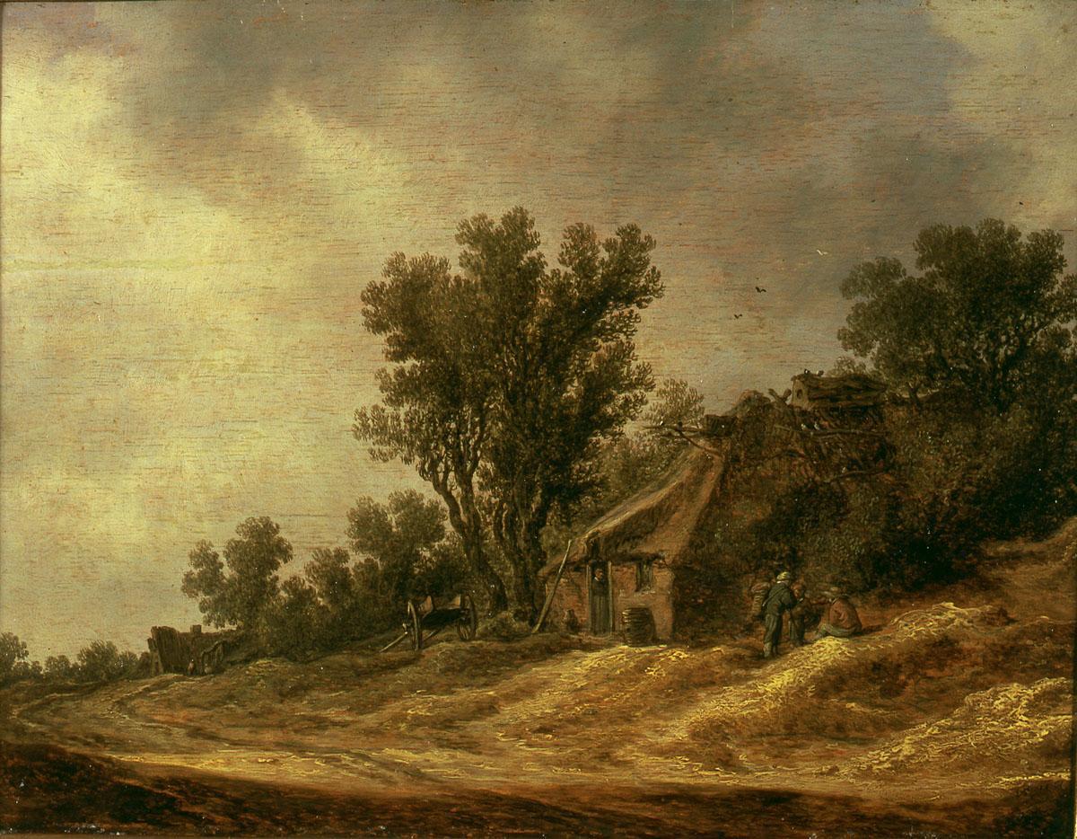Paysage à cabane